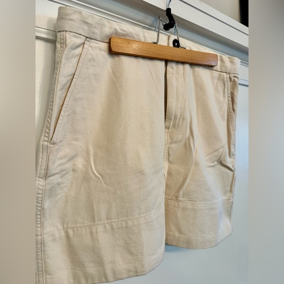 Everlane Cream the Canvas Stamp Mini Skirt - Picture 2 of 5